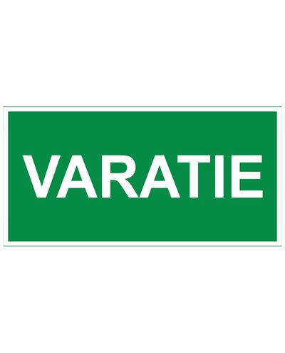 Nødvei, plast etterreflekterende 1 mm, 300x100 mm