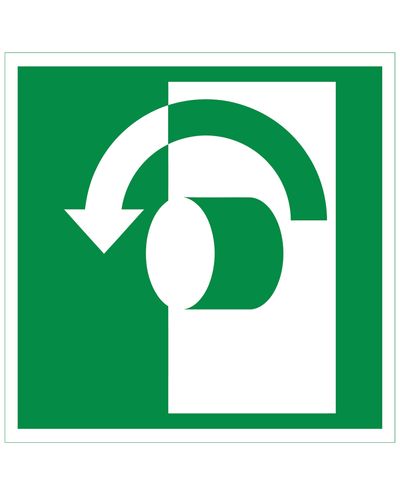 dreies mot klokken, Magnetisk refleks, 200x200 mm