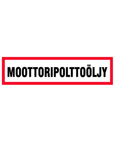 Motorolje, klistremerke, 400x100 mm
