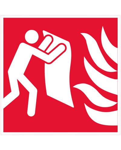 Brannteppe, Ibond aluminium refleks, 200x200 mm Brannteppe, Ibond aluminium refleks, 200x200 mm