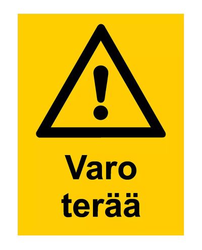 Pass på bladet, klistremerke, 200x300 mm