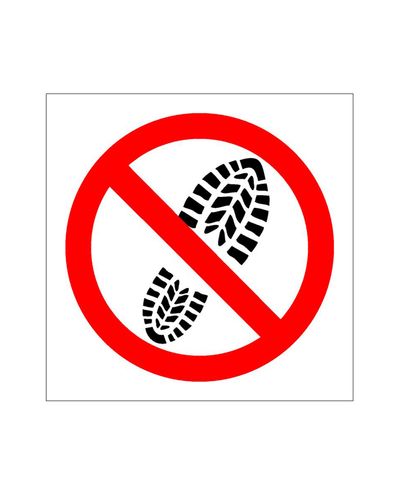 Sko X symb, Plast 1 mm, 200x200 mm