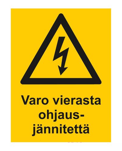 Advarsel for fremmede, Plast 1 mm, 300x400 mm Advarsel for fremmede, Plast 1 mm, 300x400 mm