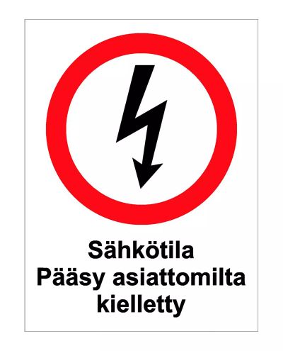 Elektrorom, klistremerke, 200x300 mm