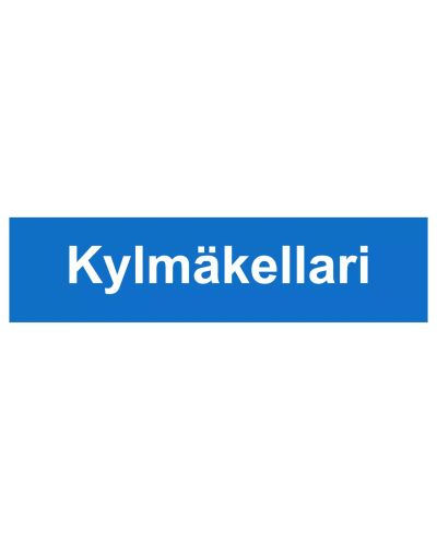 Kjølelager, klistremerke, 400x100 mm Kjølelager, klistremerke, 400x100 mm