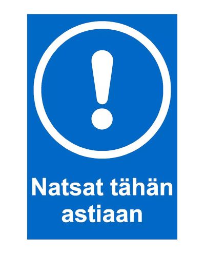 Nats til denne beholderen, Klistremerke, 300x400 mm Nats til denne beholderen, Klistremerke, 300x400 mm