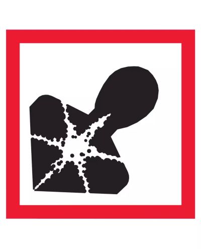 Kronisk helseproblem, klistremerke, 100x100 mm