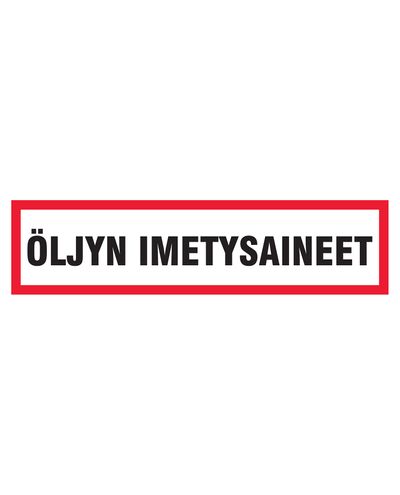 Oljebaserte etiketter, klistremerke, 400x100 mm