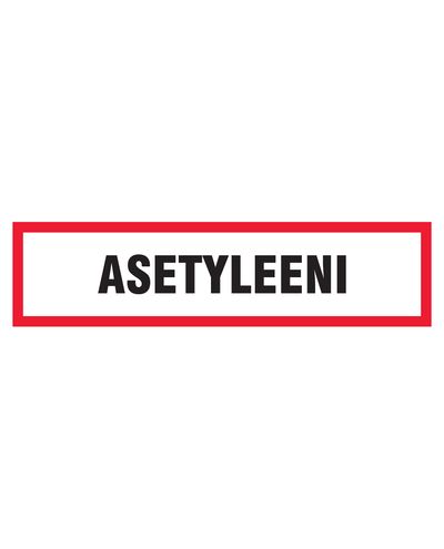 Acetylen, klistremerke, 400x100 mm