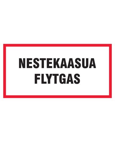 Flytende gass flytgass, klistremerke, 400x200 mm