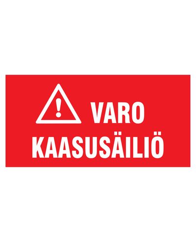 Pass på bensintanken, klistremerke, 400x200 mm