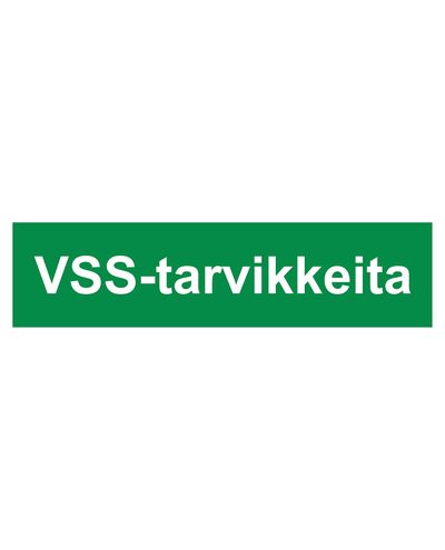 VSS-tilbehør, Reflekterende klistremerke, 400x100 mm