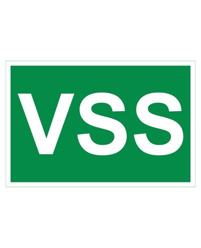 VSS, Reflekterende klistremerke, 400x200 mm