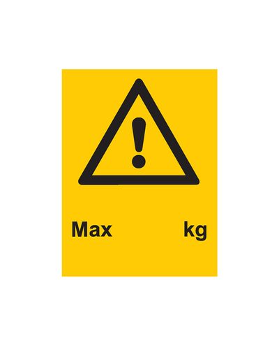 Maks kg, Klistremerke, 200x300 mm