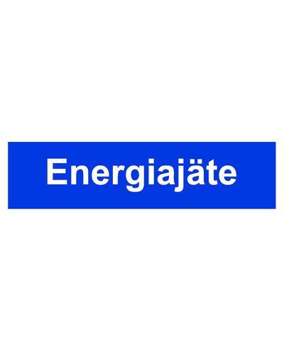 Energisvinn, klistremerke, 400x100 mm