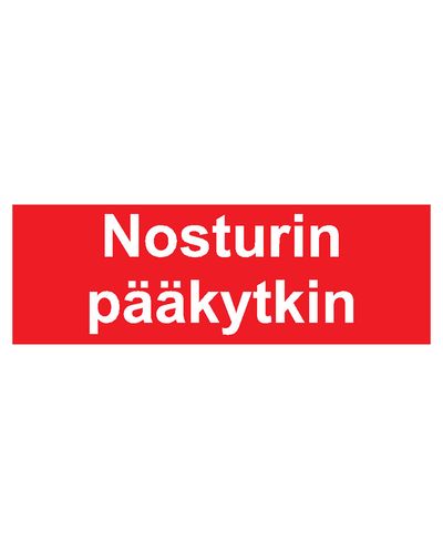 Hovedbryter for kran, Magnet, 400x100 mm