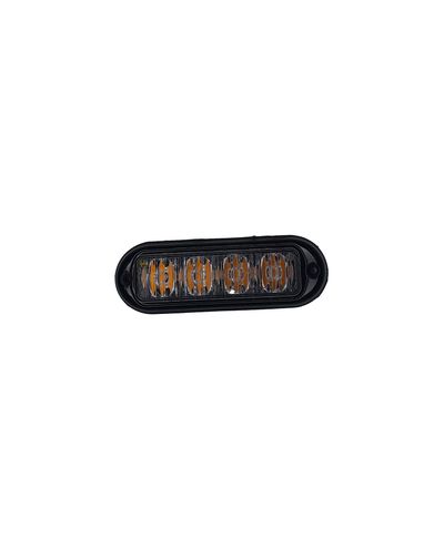 LED-nivåindikator 1x4, gul, 12–24V