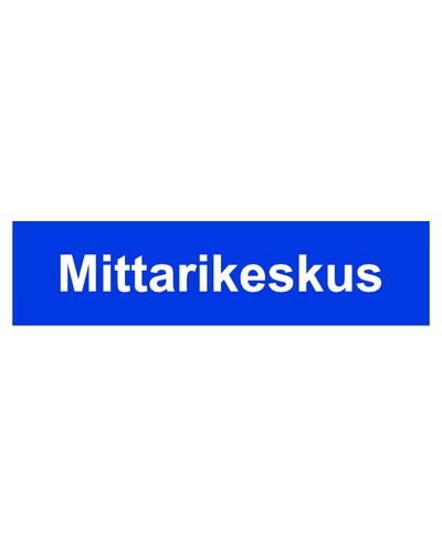 Instrumentsenter, klistremerke, 400x100 mm