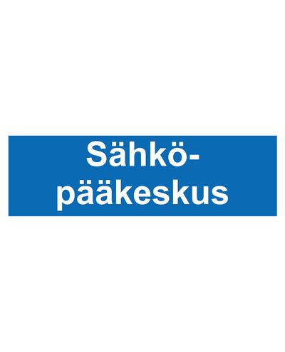 Elektrisk hovedpanel, klistremerke, 400x100 mm