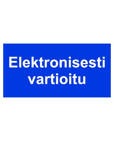 Elektronisk beskyttet, klistremerke, 400x200 mm