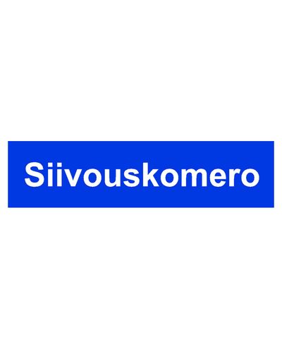 Rengjøringsskap, klistremerke, 400x100 mm Rengjøringsskap, klistremerke, 400x100 mm