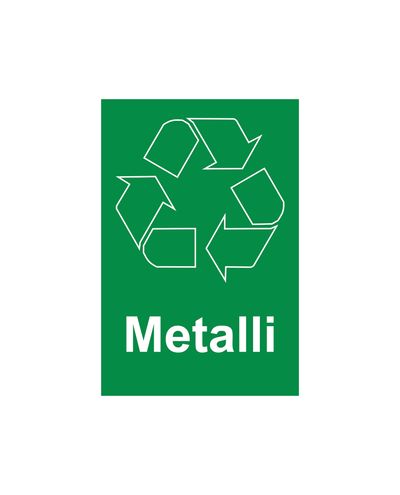 Metall, klistremerke, 200x300 mm