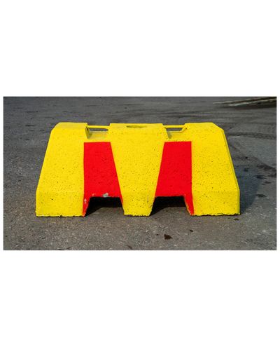 Betonggris 500 kg (rød/gul)