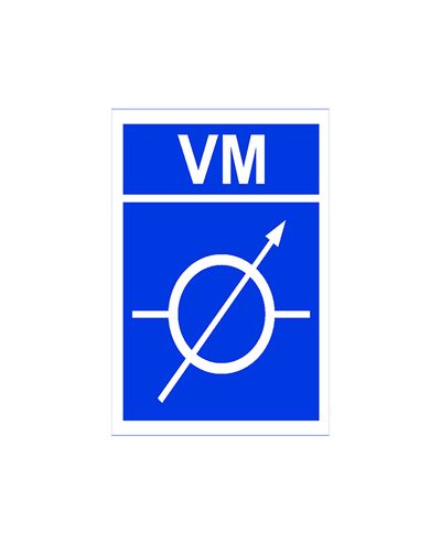 VM, klistremerke, 200x300 mm