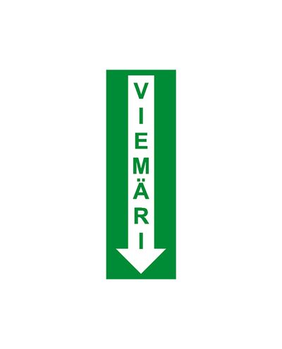 Avløp, klistremerke, 50x150 mm
