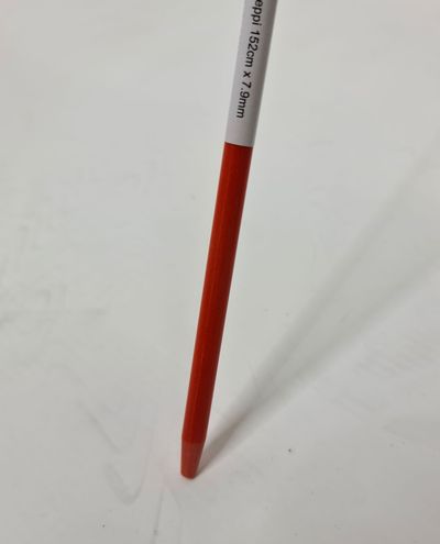 Plogpinne 8mm x 1520mm glassfiber oransje