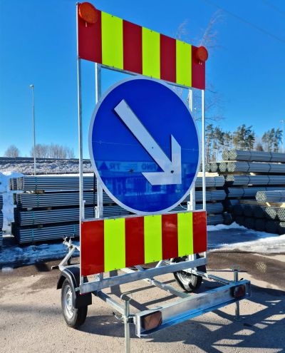 Slepbar barriere