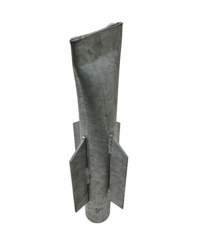 Rotrør 60*500 mm med 4 vinger