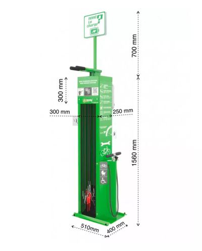 Servicepunkt / Ladepunkt for elsykkel iBOMBO E-PRS LV2