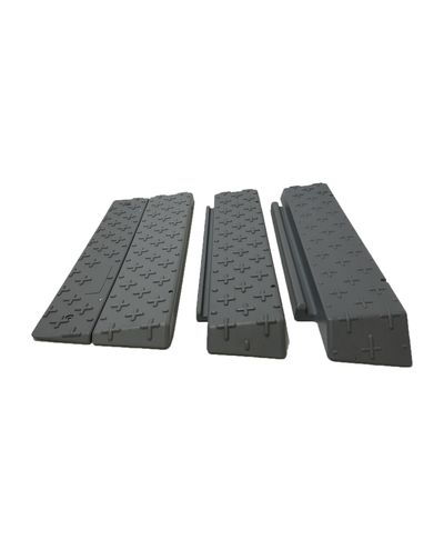 Sammenleggbar plastrampe, 76*90*10 cm