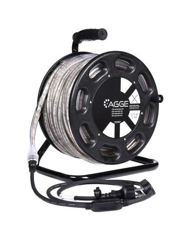 LED-stripe på spole / Arbeidslys 230V, 1500 lm/m, 25m