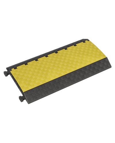 Kabelbeskyttelse med deksel 3-kanaler HELGUMMI, 900*500*77mm