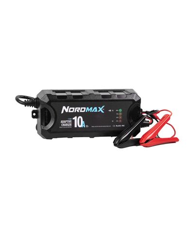 Nordmax 10A automatisk batterilader