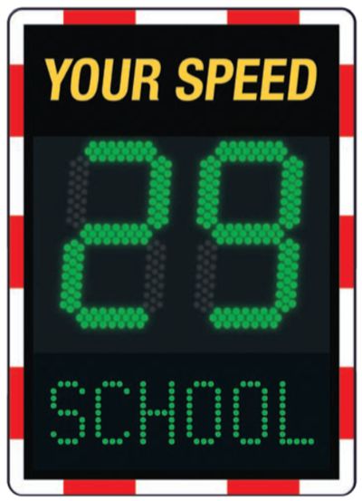 Hastighetsvisning Viasis Lite Plus, 8 farge LED