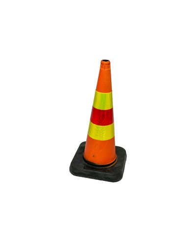 Hard, resirkulert plastkjegle 75 cm