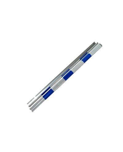 Plaststolpereflektor R3 1300 mm blå/hvit