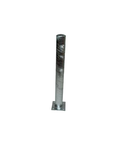 Basis pullert for påbolting, stål, Ø108 mm / 1000 mm