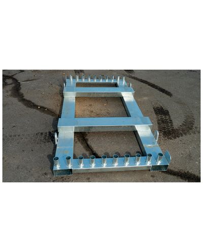 Transportstativpinne, for hvite 2,0 m byggeplassgjerder