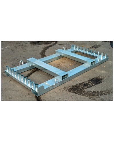 Transportstativpinne, for hvite 2,0 m byggeplassgjerder