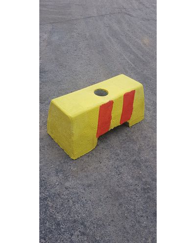 Betonggris mini 80 kg (rød/gul)