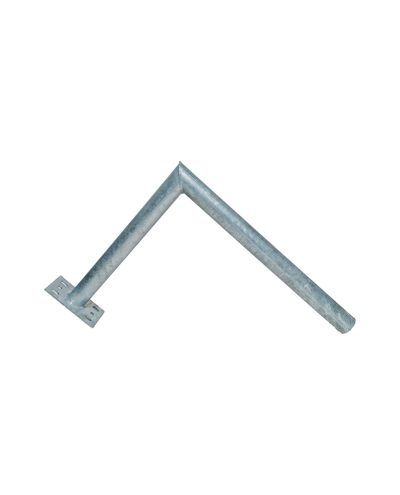 Flenset L-formet rørvinkel, 500x700 mm
