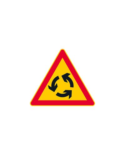 A24 Rundkjøring, aluminium (R2-folie / ELY-feste)