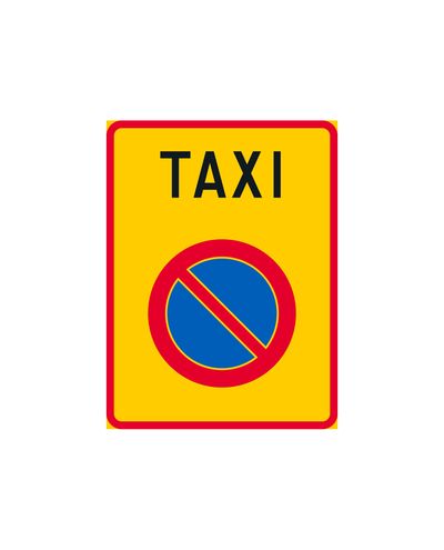 C41 Taxiholdeplassområde, aluminium (R2-film / ELY-feste)