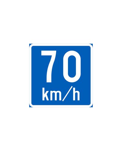 F25 Anbefalt maksimal hastighet