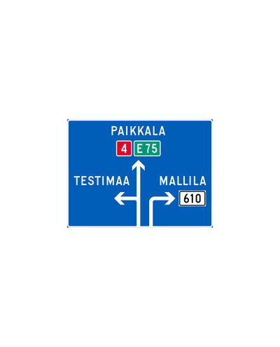 F3 Kjørefeltspesifikk navigasjonstavle
