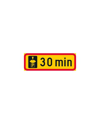 H19.1 Plikt til å vise starten av parkeringstiden, aluminium (R2-folie / ELY-vedlegg)